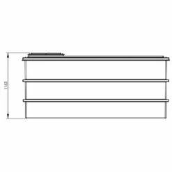 3185 Litres GRP Water Tank, Insulated -TANKS DIRECT Sales 4470 7532