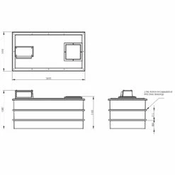3185 Litre Type AB Air Gap GRP Water Tank, Insulated, Cat 5 13 3185 Litre Type AB Air Gap GRP Water Tank, Insulated, Cat 5 -TANKS DIRECT Sales 4471 7542