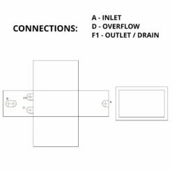 3185 Litre GRP Water Tank - Two Piece Insulated -TANKS DIRECT Sales 4473 7553