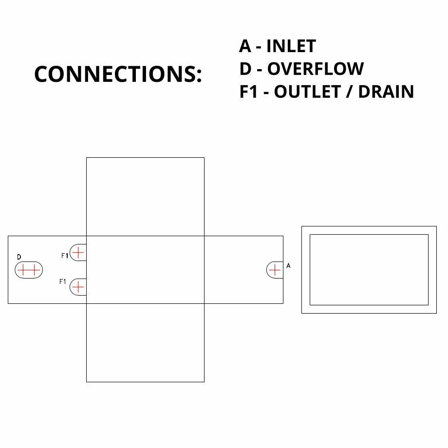 340 Litre GRP Water Tank - Two Piece Insulated 5 340 Litre GRP Water Tank - Two Piece Insulated - Image 3