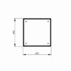 375 Litre GRP Water Tank - Two Piece Insulated -TANKS DIRECT Sales 4501 7684