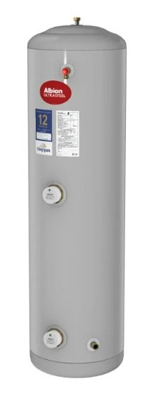 Kingspan Ultrasteel 180 Litre Indirect - Slimline Unvented Hot Water Cylinder