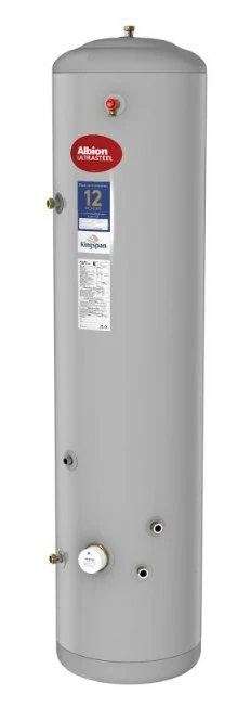 Kingspan Ultrasteel 210 Litre Indirect - Slimline Unvented Hot Water Cylinder