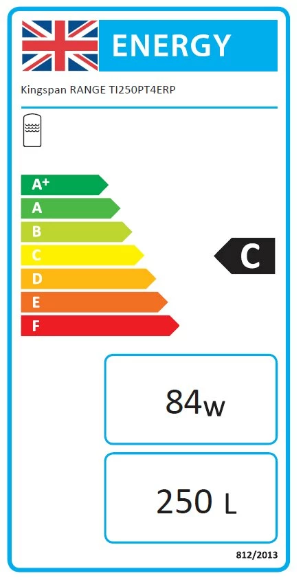Kingspan Range Tribune HE 250 Litres Unvented Vertical Pre-Plumbed Indirect Hot Water Cylinder 5 Kingspan Range Tribune HE 250 Litres Unvented Vertical Pre-Plumbed Indirect Hot Water Cylinder - Image 3