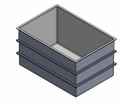 2272 Litre Open Top GRP Water Tank