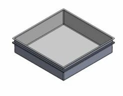 2002 Litre Open Top GRP Water Tank