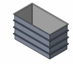 2501 Litre Open Top GRP Water Tank