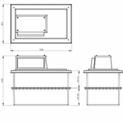 454 Litre Type AB Air Gap GRP Water Tank - Two Piece Insulated, Cat 5 -TANKS DIRECT Sales 4545 7858