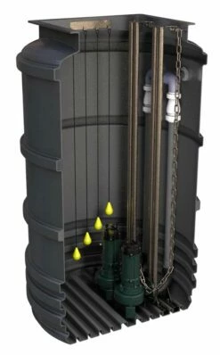 Mini Monster Submersible Sewage Cutter Pump - 2600 Litre -TANKS DIRECT Sales 45570 21267