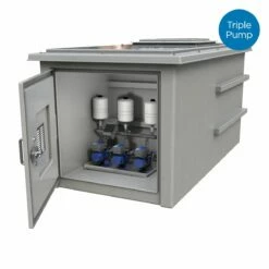 1000 Litre GRP Pump Enclosure With Built In Tank, AG Air Gap 1500-1000 -TANKS DIRECT Sales 45621 21508