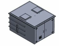 4500 Litre GRP Pump Enclosure With Built In Tank, AG Air Gap 7500-4500