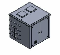 4000 Litre GRP Pump Enclosure With Built In Tank, AG Air Gap 8000-4000