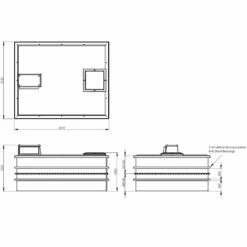 5000 Litre Type AB Air Gap GRP Water Tank - Two Piece Insulated, Cat 5 -TANKS DIRECT Sales 4566 7963