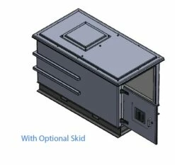 1000 Litre GRP Pump Enclosure With Built In Tank And 80L/min Single Pump 2000-1000 -TANKS DIRECT Sales 45717 21623