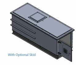 1500 Litre GRP Pump Enclosure With Built In Tank And Twin Pump 160L/Min Max 3000-1500 -TANKS DIRECT Sales 45725 21654