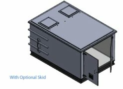 3000 Litre GRP Pump Enclosure With Built In Tank And Triple Pump Max Flow 240L/Min 9000.3000 -TANKS DIRECT Sales 45751 21733