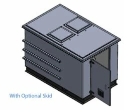 3375 Litre GRP Pump Enclosure With Built In Tank And Twin Pump 160L/Min Max 5625-3375 -TANKS DIRECT Sales 45755 21739