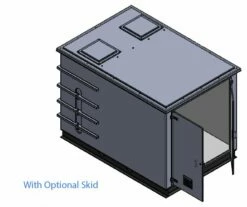 4000 Litre GRP Pump Enclosure With Built In Tank And Twin Pump 160L/Min Max 12000-4000 -TANKS DIRECT Sales 45761 21760