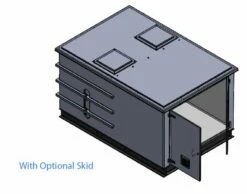 4500 Litre GRP Pump Enclosure With Built In Tank And Twin Pump 160L/Min Max 9000.4500 -TANKS DIRECT Sales 45767 21778