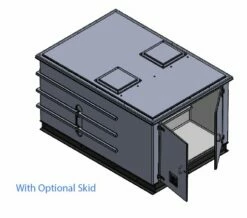 6000 Litre GRP Pump Enclosure With Built In Tank And 80L/min Single Pump 9000.6000 -TANKS DIRECT Sales 45771 21787