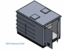 8000 Litre GRP Pump Enclosure With Built In Tank And Triple Pump Max Flow 240L/Min 12000-8000 -TANKS DIRECT Sales 45777 21814