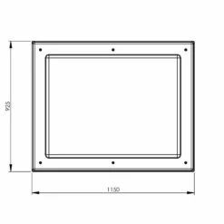 570 Litres GRP Water Tank - Two Piece Insulated -TANKS DIRECT Sales 4593 8043