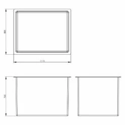 570 Litre Open Top GRP Water Tank -TANKS DIRECT Sales 4601 8075