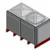 2843 Litre GRP Sectional Water Tank, Totally Internally Flanged (TIF) -TANKS DIRECT Sales 46035 22219