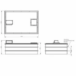 6000 Litre Type AB Air Gap GRP Water Tank, Insulated, Cat 5 -TANKS DIRECT Sales 4603 8087