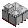 5315 Litre GRP Sectional Water Tank, Totally Internally Flanged, AB Airgap (TIF) -TANKS DIRECT Sales 46073 22278