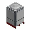 2182 Litre GRP Sectional Water Tank, Totally Internally Flanged (TIF) -TANKS DIRECT Sales 46110 22326