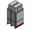 2182 Litre GRP Sectional 1x1x1.5 Water Tank, Totally Internally Flanged, Divided, AB Airgap