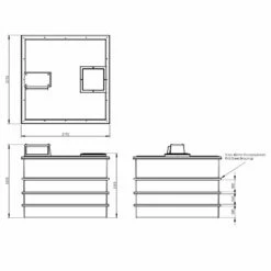 6001 Litre Type AB Air Gap GRP Water Tank, Insulated, Cat 5 13 6001 Litre Type AB Air Gap GRP Water Tank, Insulated, Cat 5 -TANKS DIRECT Sales 4612 8126