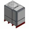 3130 Litre GRP Sectional Water Tank, Internally Flanged Base (TIF) -TANKS DIRECT Sales 46147 22401