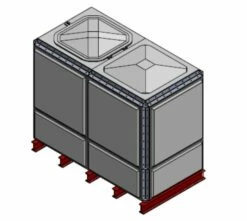 4079 Litre GRP Sectional Water Tank, Totally Internally Flanged (TIF)