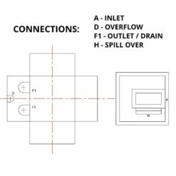 6001 Litre Type AB Air Gap GRP Water Tank - Two Piece Insulated, Cat 5 10 6001 Litre Type AB Air Gap GRP Water Tank - Two Piece Insulated, Cat 5 -TANKS DIRECT Sales 4615 8145