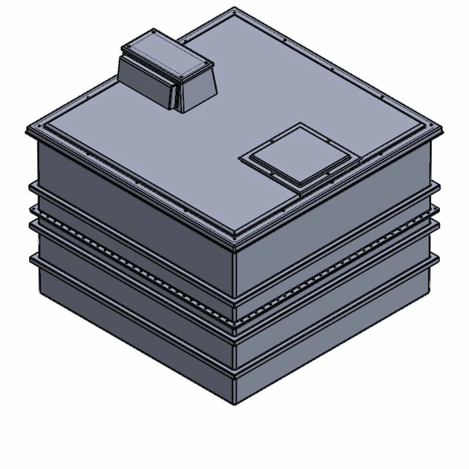 6001 Litre Type AB Air Gap GRP Water Tank - Two Piece Insulated, Cat 5 3 6001 Litre Type AB Air Gap GRP Water Tank - Two Piece Insulated, Cat 5