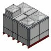 9400 Litre GRP Sectional Water Tank, Totally Internally Flanged, AB Airgap (TIF) -TANKS DIRECT Sales 46167 22434