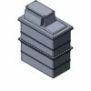 600 Litre Type AB Air Gap GRP Water Tank - Two Piece Insulated, Cat 5 -TANKS DIRECT Sales 4623 8181