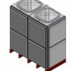 5315 Litre GRP Sectional Water Tank, Totally Internally Flanged (TIF) Divided -TANKS DIRECT Sales 46249 22532