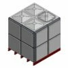 9938 Litre GRP Sectional Water Tank, Totally Internally Flanged (TIF) -TANKS DIRECT Sales 46255 22544