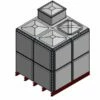 9938 Litre GRP Sectional Water Tank, Totally Internally Flanged, AB Airgap (TIF) -TANKS DIRECT Sales 46256 22546