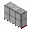 7788 Litre GRP Sectional Water Tank, 3x1x2 Totally Internally Flanged (TIF) -TANKS DIRECT Sales 46263 22560
