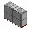 7788 Litre GRP Sectional Water Tank, Totally Internally Flanged (TIF) Divided -TANKS DIRECT Sales 46265 22564