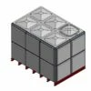 14560 Litre GRP Sectional Water Tank, Totally Internally Flanged (TIF)