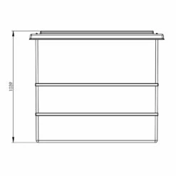 650 Litre GRP Water Tank, Insulated -TANKS DIRECT Sales 4626 8196