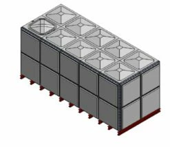 23805 Litre GRP Sectional Water Tank, Totally Internally Flanged (TIF)