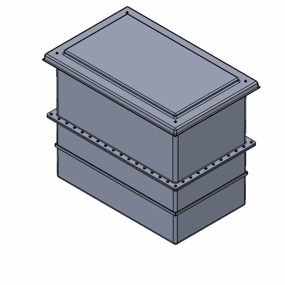 650 Litre GRP Water Tank - Two Piece Insulated 3 650 Litre GRP Water Tank - Two Piece Insulated