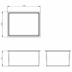 680 Litre Open Top GRP Water Tank -TANKS DIRECT Sales 4643 8274
