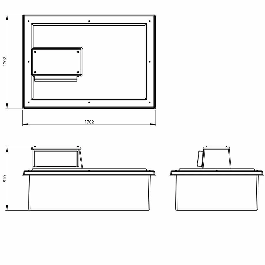 750 Litre Type AB Air Gap GRP Water Tank, Insulated, Cat 5 8 750 Litre Type AB Air Gap GRP Water Tank, Insulated, Cat 5 - Image 6